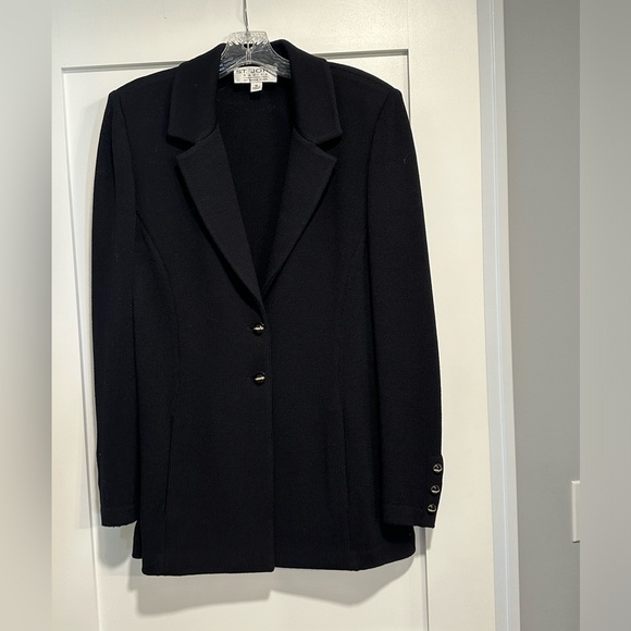 St. John’s Basics by Marie Gray Black Blazer Suit Coat, size 14 - Picture 5 of 9